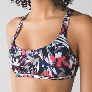 Lululemon Free To Be Bra (Wild) Mini Pop Cut Boom